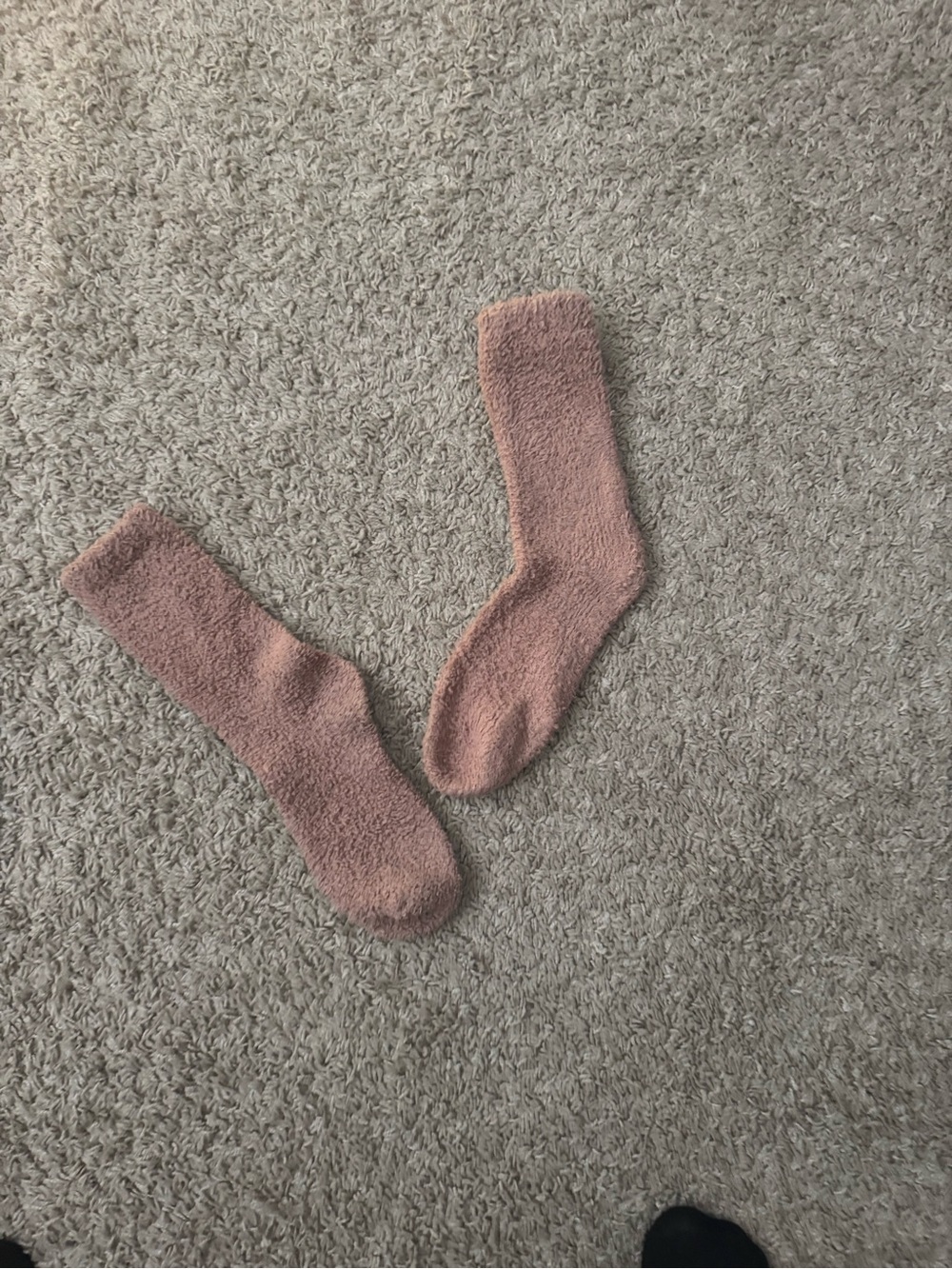 Women’s Brown Fuzzy Sherpa-Lined Cozy Socks | Plush Warm Lounge Slipper Socks